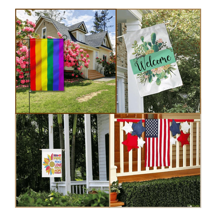 Kamala Harris Ms. President Flag, Kamala Harris 2024 47 Flag, Kamala Harris United States Flag. Rainbow Sunflower Garden Flags One Size Retro Funny Garden Flag Double Sided Porch Funny Garden Flags