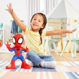 Spidey and his Amazing Friends Marvel Dance 'N Crawl Spidey, Interactive Plush Toy with 20 Phrases & Sounds, 2 Songs, Super Hero Toys for Kids 3 & Up