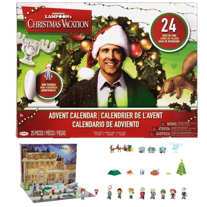 2024 Newest 24 Day Christmas Vacation Advent Calendar - National Lampoon’s Christmas Vacation Advent Calendar, 24 Individually Little People, Enjoy 24 Days of Countdown Gift