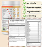 Better Blends Original Gut Friendly Low FODMAP Collagen Nutritional Protein Powder, Vanilla, 20 Servings