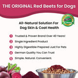 Olewo Original Red Beets for Dogs – Natural Dog Anti Itch, Dog Food Topper, Skin & Coat Support – Dehydrated Vegetables for Dogs, Dog Supplements & Vitamins, Toppers for Dogs, Fiber for Dogs, 5.5 lbs