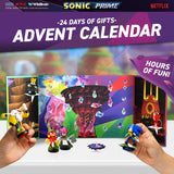 Sonic Prime: Advent Calendar - 24 Days of Gifts, Daily Accessories, Holiday Countdown Calendar, Christmas, Netflix Series, Licensed, Ages 3+