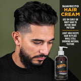Suavecito Hair Cream 8 oz Pump Bottle Medium Shine All Day Light Hold