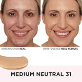 IT Cosmetics Medium Neutral Hydrating Foundation with Hyaluronic Acid, Minimizes Pores & Imperfections, Radiant Finish - 1 fl oz