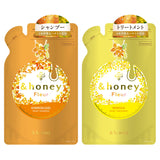 &HONEY Fleur Shampoo and Hair Treatment Refill Pair Set with the fragrance of Osmanthus & Mimosa [Shampoo Refill/Treatment Refill]