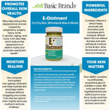 Basic Organics Vitamin E Natural Ointment 2 Oz