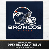 Trendware Denver Broncos Paper Plate and Napkin Party Kit, Serves 16