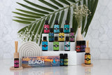 Beach - Gift Set of 6 Premium Fragrance Oils - White Sand, Ocean Breeze, Honolulu Sun, Mermaid, Caribbean Escape and Sun & Sand - 10ML