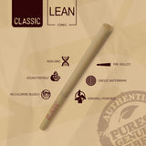 RAW Cones Lean Size Classic - 50 Pack -Slow Burning Rolling Paper Pre-Rolled with Tips