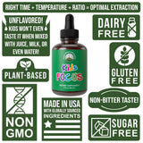 Kids Focus Drops. Attention Deficit Liquid Supplement For Concentration, Attention, Brain, Memory. No Bitter Taste. Natural Non-Habit Forming Sugar Free 7-in-1 Vegan Nootropic For Children, Teenagers