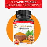 curcuminpro Complete BCD | World's Only BioSoluble Vegan Beta Cyclodextrin & Organic Turmeric Curcumin | Natural Joint & Muscle Support | Vegan | 60 Count