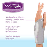 Wellgate for Women, PerfectFit Wrist Brace for Wrist Support - Left