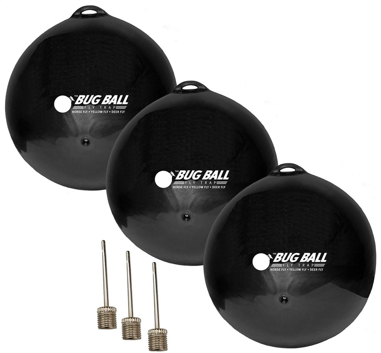 Bug Ball Replacement Ball, 3 Pack- Odorless Eco-Friendly Biting Fly and Insect Killer with NO Pesticides or Electricity Needed, Kid and Pet Safe