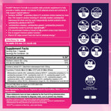Bio360 Women's Probiotic Supplement, Digestive, Immune, Vaginal & Urinary Health, 15 Diverse Strains 50 Billion CFU, Organic Prebiotic Fibers, 37X Cranberry Extract, Zinc & Vitamin D3, 30CT (2 Pack)