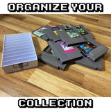 Collector Craft, White, NES Compatible Cartridge Holder, NES Game Tray, Holds 10 Games, Clutter Reducing, Retro Video Game Collection, works with Nintendo Entertainment System NTSC and PAL Cartridges