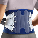 NEENCA Back Support Brace, Adjustable Lumbar Support for Pain Relief of Back/Lumbar/Waist, Waist Wrap with Spring Stabilizers for Injury, Herniated Disc,Sciatica, Scoliosis and more - FSA/HSA APPROVED