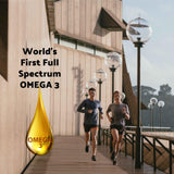Nutriissa Omega 3 - Full Spectrum - 180 Count - High Concentrate Formula Fish Oil, Krill Oil, Cod Oil, Salmon Oil - Advanced Blend