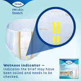 TENA ProSkin Stretch Ultra Incontinence Brief, Heavy Absorbency, Unisex, 2X-Large, (64 Total - 2 Pack)