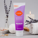 Lume Whole Body Deodorant - Invisible Cream Tube - 72 Hour Odor Control - Aluminum Free, Baking Soda Free, Skin Safe - 3.0 ounce (Lavender Sage)