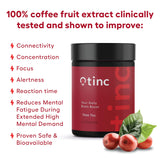 Tinc 100% Coffee Fruit Extract | Daily Brain Supplement & Booster for Focus, Energy & Alertness | Focus Supplement & BDNF Brain Support | 30 Grams | (60 Day Supply)