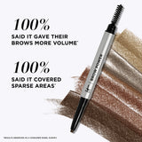 IT Cosmetics Brow Power Eyebrow Pencil, Universal Dark Brunette - Long-Lasting, Budge-Proof Formula - With Biotin - For Dark Brown to Black Hair Colors - 0.005 oz