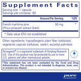 Pure Encapsulations Pycnogenol (Pine Bark Extract) 50 mg | Hypoallergenic Supplement to Support Cognitive Function and Cardiovascular Health | 60 Capsules