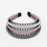 JOBAND Multicolor Stylish Teeth Comb Hair Hoop Hairband Headband Soft Comfy Non-slip Hair Accessories for Women/Girl(6 color)