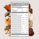 The Functionist Organic Mushroom Blend | Organic Mushroom Supplement Powder | 10 Mushroom Mix | Powerful Gut, Energy & Immune Mushroom Complex | Premium Mushroom Drink Powder - Vegan, Kosher, 2.12 Oz