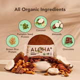 ALOHA Organic Plant Based Protein Bars - Coconut Almond, Vegan, Low Sugar, Gluten-Free, Low Carb, Non-GMO, No Stevia, No Erythritol - 12 Count (Pack of 1)