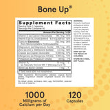 Jarrow Formulas BoneUp - 360 Capsules - Micronutrient Formula for Bone Health - Includes Natural Sources of Vitamin D3 , Vitamin K2 ( as MK-7 ) & Calcium - 180 Servings