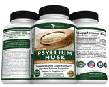Potent Garden Psyllium Husk Capsules All Natural & Powerful Soluble Dietary Fiber Supplement Helps Support Regularity & Digestion, 240 Caps