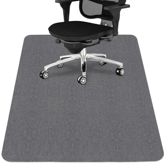 Sycoodeal Office Chair Mat for Hardwood Floor,Office Computer Gaming Chair Mat for Tile Floor,Large Floor Protector Rug,Anti-Slip,Easy to Clean,Grey(48"x36")