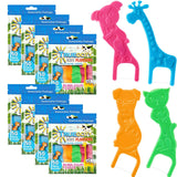 Kids Flossers 8 Pack (400 Total), Kids Floss Picks, Flossers Kids, Floss for Kids, Cute Animal Shapes, Glides Easy Between Teeth, Flosser Helps Prevent Tooth Decay & Gum Disease, Bubble Gum Flavored