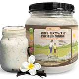 TruHeight Growth Protein Shake Ages 5+ (Vanilla) - Clinically Proven Nutrients, Vitamins, & Minerals Developed by Pediatricians - Immune Support for Kids, Non-GMO, Gluten-Free, Protein Powder Snacks