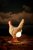 Lifelike Resin Chicken Egg Night Light with Color Box - Easter Egg Lamp for Birthdays and Christmas