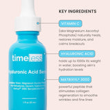 Timeless Skin Care Hyaluronic Acid Vitamin C Serum - 4 oz - Brightens, Smooths, Rebuilds Collagen, Boosts Hydration