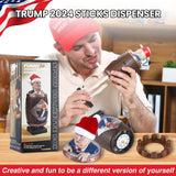 CHOICEDC Trump Funny Cigarette Dispenser, Santa Trump Merchandise Cigarette Case for King Size, Santa Donald Trump Cigarette Holder Case Figurine Statue for Party Home Decor, Trump Gifts for Men Wowen