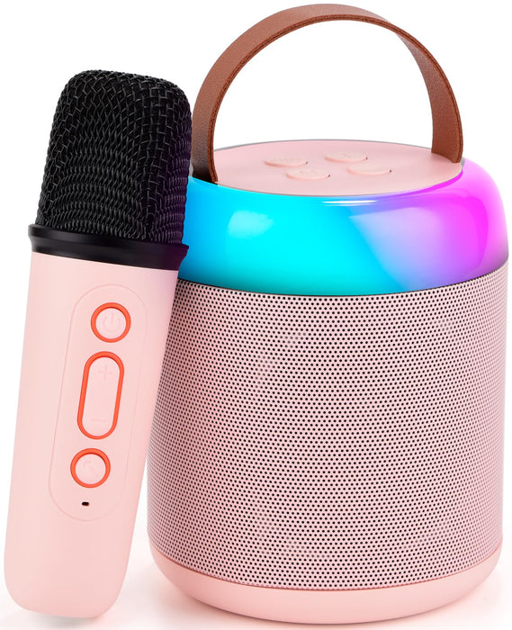 Birthday Gifts for 3, 4, 5, 6, 7, 8, 9, 10, 11, 12 Year Old Toys Girls Boys, Christmas Stocking Stuffers,Karaoke Machine for Kids Teens Adults, Portable Bluetooth Speaker with Wireless Microphone