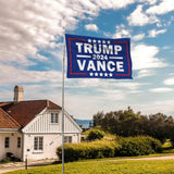 Trump Vance 2024 Flags 3x5 Blue, Trump 2024 Flag 2024 Vance Save American Back Flag For Outdoor Lawn Decor Banner Sign (DH1)