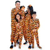 The Children's Place baby girls Family Matching Christmas Holiday Sets, Snug Fit 100% Cotton, Adult, Big Kid, Toddler, Pajama Set, Hlwn Pumpkin, 5 US