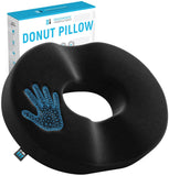 Donut Pillow for Tailbone Pain, Lifting Chair Cushion, Hemorrhoids Pressure, Foam Seat Cushion for Tailbone Pain Relief Cushion, Sitting Doughnut Cushion Postpartum Pregnancy, Ring Butt Pillow