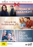 Hallmark Christmas 3 Film Collection (To All A Good Night/Miracle In Bethlehem, PA/Five More Minutes: Moments Like These) [DVD]