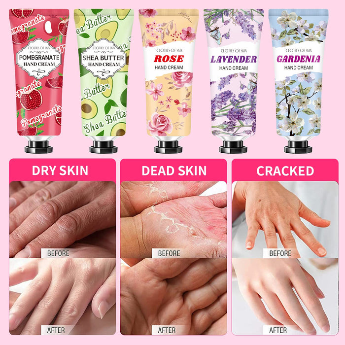 74 Pack Hand Cream Gifts Set for Mom,Mothers Day Gifts Cream with Shea Butter for Dry Hands,Travel Size Lotion in Bulk, Hand Cream Stocking Stuffers Gifts for Women Mom Teen Girls Her Wife Grandma