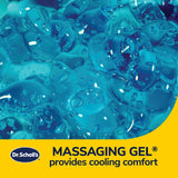 Dr. Scholl's® Massaging Gel® Posterior Cushion - Cool Comfortable Support - Memory Foam and Anti-Slip Backing - Multilayer Design Helps Absorb Shock, (Black)