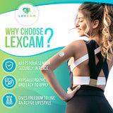 Lexcam Adhesive Patches Pre-Cut for Dexcom G7, Stelo – Pack of 30 – Waterproof, Transparent Overpatches for Continuous Glucose Monitoring, Sensor is NOT Included.