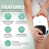 nooro Portable Knee Massager with Heat, Red Light, & Massage Therapy, Relax Tight Muscles and Helps Minor Joint Stiffness and Discomfort, Hands-Free Design