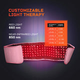 Lifepro Red Light Therapy Belt - Near Infrared Light Therapy & Red Light Therapy for Body, Relaxing Muscle, Inflammation, Improve Circulation - Infrared Therapy or Infrared Light Therapy Device