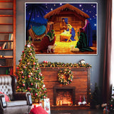 Christmas Advent Calendar 2024 Nativity Jigsaw Puzzles 1000 Pieces for Adults, 24 Days Christmas Countdown Calendar for Women Men, Christmas Countdown Advent Story Puzzles Holiday Family Game Gift