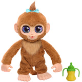 Just Play furReal Peanut The Playful Monkey Interactive Toy, 15-inch Realistic Plush, Kids Toys for Ages 4 Up