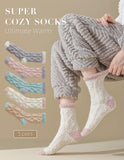 TEHOOK Fuzzy Socks Winter Thick Warm Cozy Fluffy Soft Slipper Socks Christmas Stocking Stuffers Gifts Size 6-10